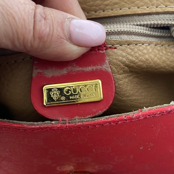 Authentic Shoulder/Crossbody Leather Bag Gucci. - Picture 11 of 17